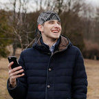 DOCILA 3 Pcs Do Rags for Men Skull Cap Bandana Hat Breathable Helmet Linner Beanie - color: Whiteblackblue