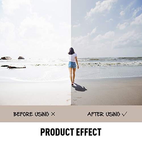 FONHCOO Aviator Sunglasses for Women Men Metal Frame UV400 Mirrored Sunglasses - color: Brown