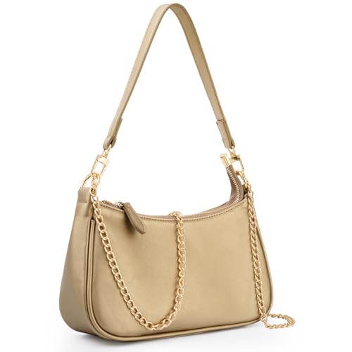 Uygafly Shoulder Bag for Women Cute Handbags Purses - color: Ag-gold