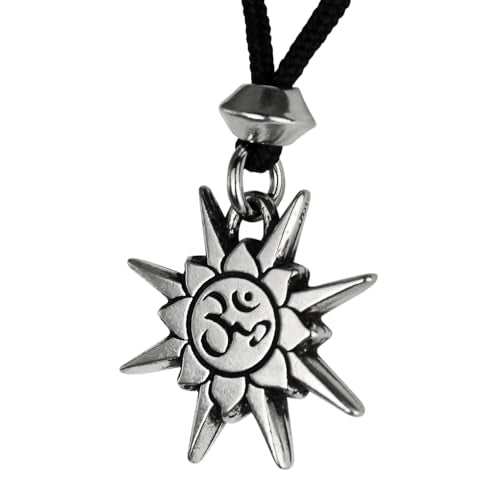 Aum Om Pendant Necklace - Bohemian Yoga Meditation Amulet