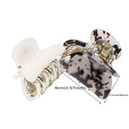 1.57 inch Small Acrylic Hair Claw Clips for Girls and Women Marbling Hair Clips,Plastic No-Slip Grip Jaw Hair Clip Hair Jaw Clamp,Pack of 12 - color: Color G