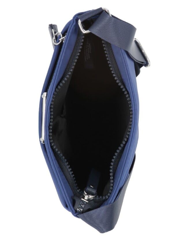 Nautica Diver Nylon Small Women's Crossbody Bag Purse with Adjustable Shoulder Strap - color: Indigo