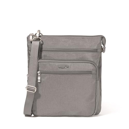 Baggallini womens Out and About Crossbody - color: Sterling Shimmer
