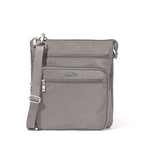 Baggallini womens Out and About Crossbody - color: Sterling Shimmer