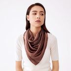 4 Pc Set Large 35 x 35 inches Satin Square Scarves Neck Hair Head Scarf Bundle - color: Set W7