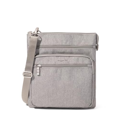 Baggallini womens Out and About Crossbody - color: Stone Heritage