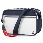 Nautica womens High Seas Camera Crossbody - color: Indigo/White