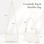 Uygafly Shoulder Bag for Women Cute Handbags Purses - color: Ab-beige