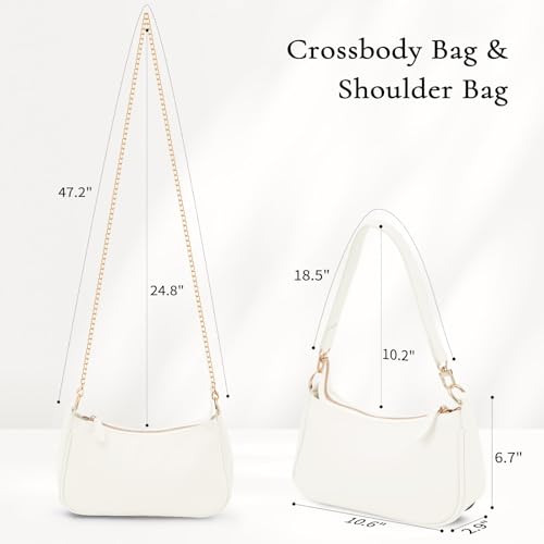 Uygafly Shoulder Bag for Women Cute Handbags Purses - color: Ab-beige