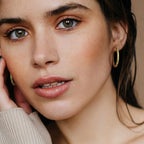 Verniflloga14K Gold Hoop Earrings Gold Earrings Women’s Hoop Earrings Jewelry Timeless Elegance 25 mm/ 30 mm - size: 25MM