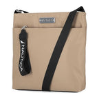 Nautica Diver Nylon Small Women's Crossbody Bag Purse with Adjustable Shoulder Strap - color: Khaki