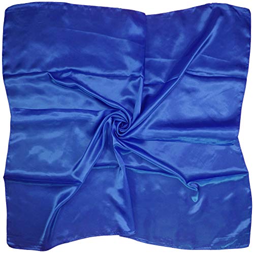 4 Pc Set Large 35 x 35 inches Satin Square Scarves Neck Hair Head Scarf Bundle - color: Set W3
