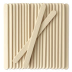 Small Eyebrow Wax Sticks, Mini Wooden Waxing Sticks for Eyebrow Face Lip Hair Removal, Precision Wax Applicator, 50 Pcs