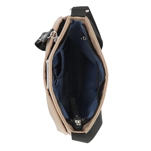 Nautica Diver Nylon Small Women's Crossbody Bag Purse with Adjustable Shoulder Strap - color: Khaki