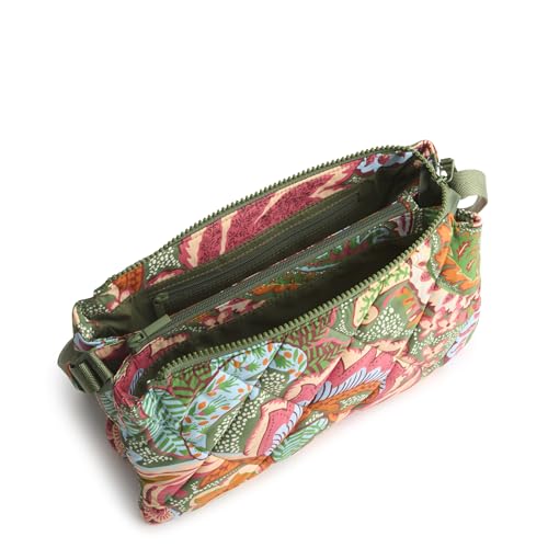 Vera Bradley womens Featherweight Foxbury Crossbody Bag - color: Leaf Me Not Paisley