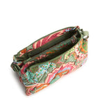 Vera Bradley womens Featherweight Foxbury Crossbody Bag - color: Leaf Me Not Paisley