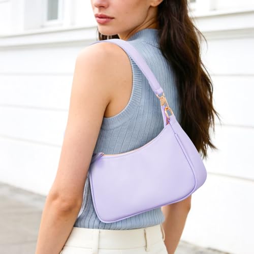 Uygafly Shoulder Bag for Women Cute Handbags Purses - color: Al-lavender
