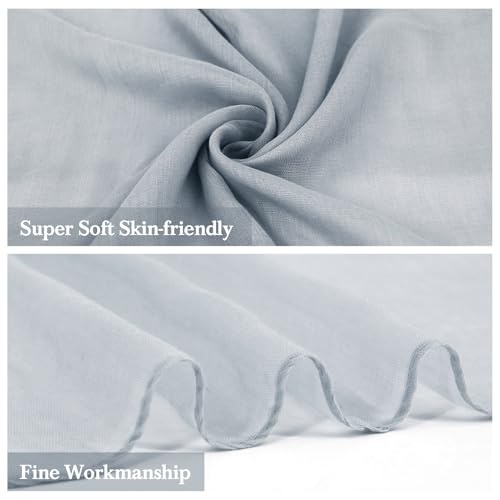 vimate Lightweight Scarf for Women Fashion Head Cover Hijab Cotton Voile Scarf Shawl Wrap for Spring Fall Winter Season - color: G3#.style 52-grey