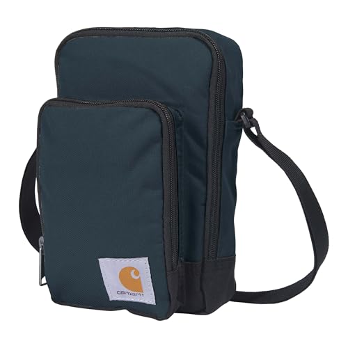 Carhartt Crossbody Zip Bag, Durable, Adjustable Crossbody Bag with Zipper Closure for Men and Women - color: Essential Crossbody Bag (Greenstone)