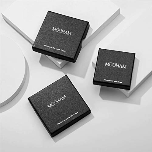 M MOOHAM Bracelets for Women Girls, Quote Mantra Bracelet Funny Inspirational Jewelry Gifts for Best Friend, Mom, Daughter, Son, Sister, Niece Birthday Mothers Day Present Come Gift Box - style: I love you to the moon &back-Rose Gold