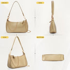 Uygafly Shoulder Bag for Women Cute Handbags Purses - color: Ag-gold