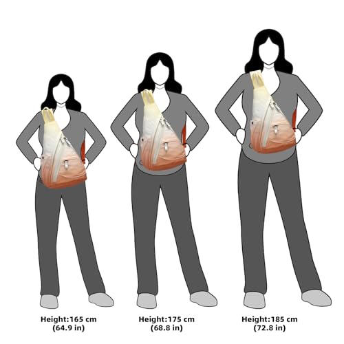 KL928 Canvas Sling Bag - Small Crossbody Backpack Shoulder Casual Daypack Rucksack for Men Women(Yellow+Orangered) - color: Canvas-yellow+orangered