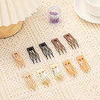 10 Pcs Double Grip Hair Clips, Sightor Metal Snap Hair Clips Hair Barrettes for Women Hair Making Salon Supplies Hair Accessories (Black, Brown, Beige, Khaki, Gold) - color: Black, Brown, Beige, Khaki, Gold