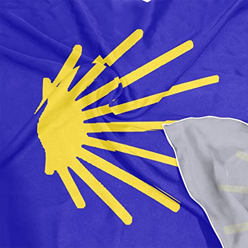 Women's Fashion Silk Scarf Square Satin Headscarf Neck Scarf Head Hair Wraps - color: Spain