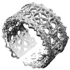 14K Gold Plated Open Ring 925 Sterling Silver Ring Open Adjustable rings for women Band Rings for Men Women Gold Stackable Rings for Women Teen Girls Silver Statement Ring Band Chunky Open Twist Ring - color: Silver30