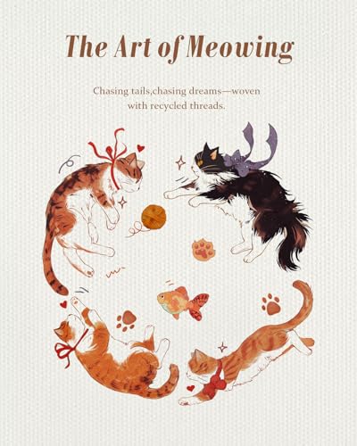 Miss Adola Canvas Tote Bag with Zipper – Cute Canvas Bags for Women Aesthetic Design Reusable Totes for Shopping Work Travel - style: Four Cats