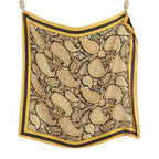 XL 43 Inch Extra Large Square Scarf Fashion Scarves Silk Feeling Hair Scarf Wrapping Scarfs Night Sleeping Headscarf - color: Ba1033