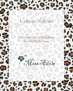 Miss Adola Canvas Tote Bag with Zipper – Cute Canvas Bags for Women Aesthetic Design Reusable Totes for Shopping Work Travel - style: Leopard Print
