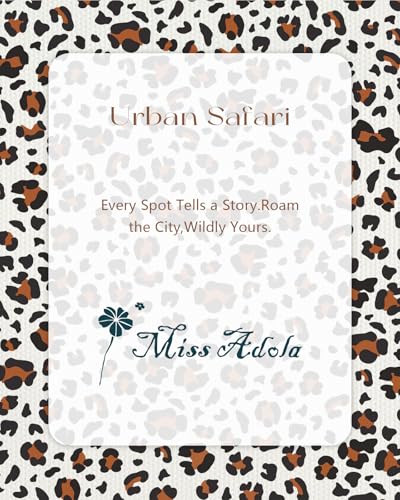 Miss Adola Canvas Tote Bag with Zipper – Cute Canvas Bags for Women Aesthetic Design Reusable Totes for Shopping Work Travel - style: Leopard Print