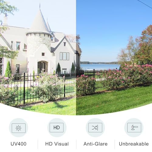 CARFIA Polarized Sunglasses for Women: Acetate Frame, Small/Medium Size, UV400 Protection - Anti Glare CA5288 - color: 7. Grey Gradient Lens