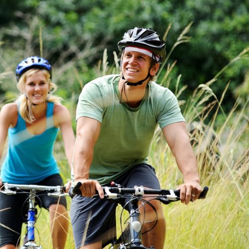 DOCILA 3 Pcs Do Rags for Men Skull Cap Bandana Hat Breathable Helmet Linner Beanie - color: Whiteredblack