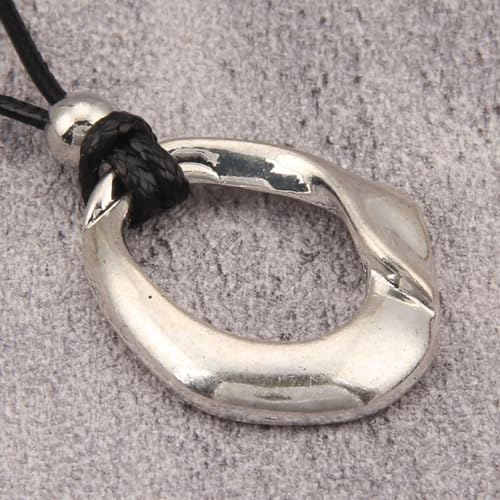 Boho Necklaces for Women Cord Necklace with Pendant Long Silver Necklace Vintage Sweater Necklace Hippie Jewelry for Women Girls Gifts - style: Boho Choker Necklace