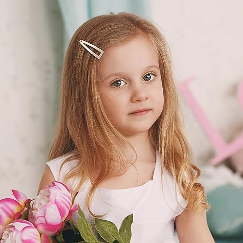 10 Pcs Double Grip Hair Clips, Sightor Metal Snap Hair Clips Hair Barrettes for Women Hair Making Salon Supplies Hair Accessories (Black, Brown, Beige, Khaki, Gold) - color: Black, Brown, Beige, Khaki, Gold