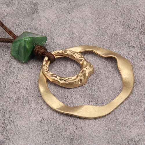 Boho Necklaces for Women Cord Necklace with Pendant Long Silver Necklace Vintage Sweater Necklace Hippie Jewelry for Women Girls Gifts - style: Bohemian Pendant Necklaces