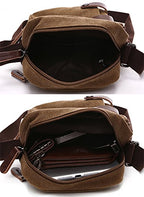 Collsants Mini Crossbody Bags for Women and Men - Small Purses and Handbags - Travel Bag - Canvas Shoulder Purse - color: Red