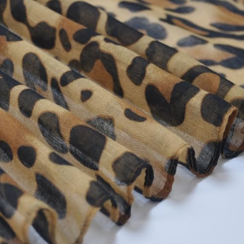 Lightweight Boho Scarf for Women Spring Summer Floral Printed Scarves Fashion Shawl Wrap - color: E02