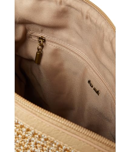 The Sak Lucia Crossbody Bag in Crochet, Convertible Purse with Adjustable Shoulder Strap - color: Bamboo Static