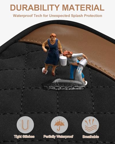 Capolo Sling Bag for Women Men Waterproof Crossbody Bags for Women Trendy Casual Fanny Pack with Convertible Shoulder Strap Chest Bag for Travel Hiking(Black, Medium) - color: Black, size: Medium