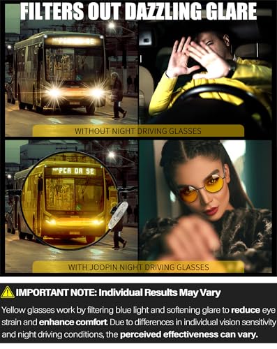 Joopin Retro Small Round Sunglasses Hippie Circle Sun Glasses Polarized UV400 Protection Metal Shades for Men Women - color: A08-black Frame Yellow Lens