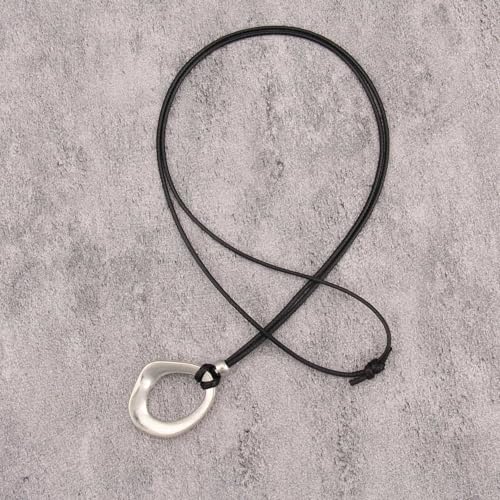 Boho Necklaces for Women Cord Necklace with Pendant Long Silver Necklace Vintage Sweater Necklace Hippie Jewelry for Women Girls Gifts - style: Boho Choker Necklace