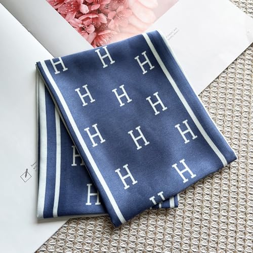 Silk Head Scarf for Hair Fashion Headwrap for Women Lightweight Neck Tie - color: P003-purple Letters