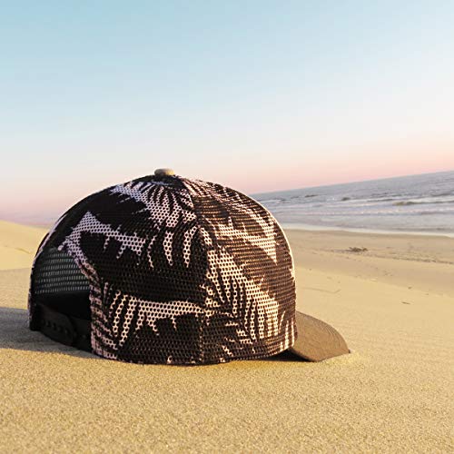 Grace Folly Beach Trucker Hats for Women- Snapback Baseball Cap for Summer - color: Heart With Floral Print