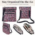 Baggallini womens Out and About Crossbody - color: Autumn Peony