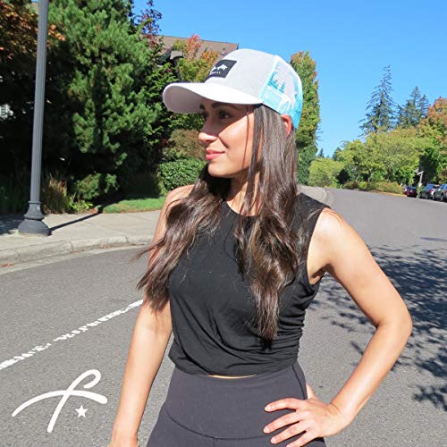 Grace Folly Beach Trucker Hats for Women- Snapback Baseball Cap for Summer - color: Palm Beach