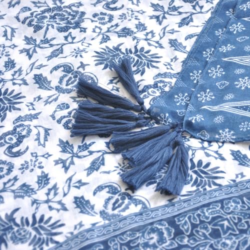 Lightweight Boho Scarf for Women Spring Summer Floral Printed Scarves Fashion Shawl Wrap - color: Color-d01