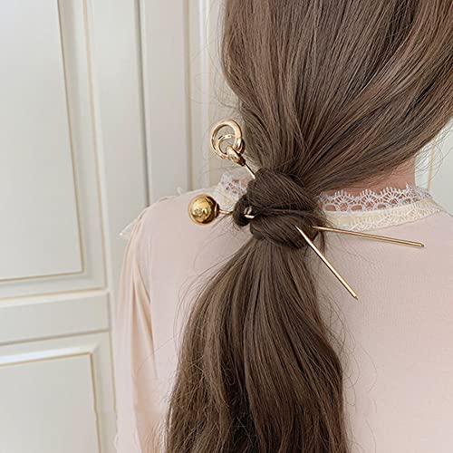 8 Pcs Metal Hair Sticks Vintage Hair Chopsticks Updo Chignon Pins Classical Hair Fork Chinese Hair Jewelry Accessories for Long Hair Women